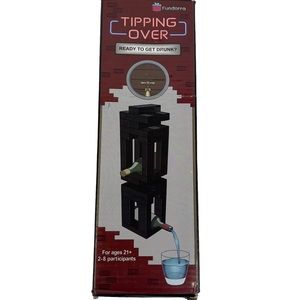 Tipping Over Tumbling Tower Adult Drinking Game 21+ Party Game
